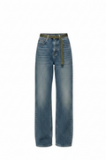 BELTED STRAIGHT FIT