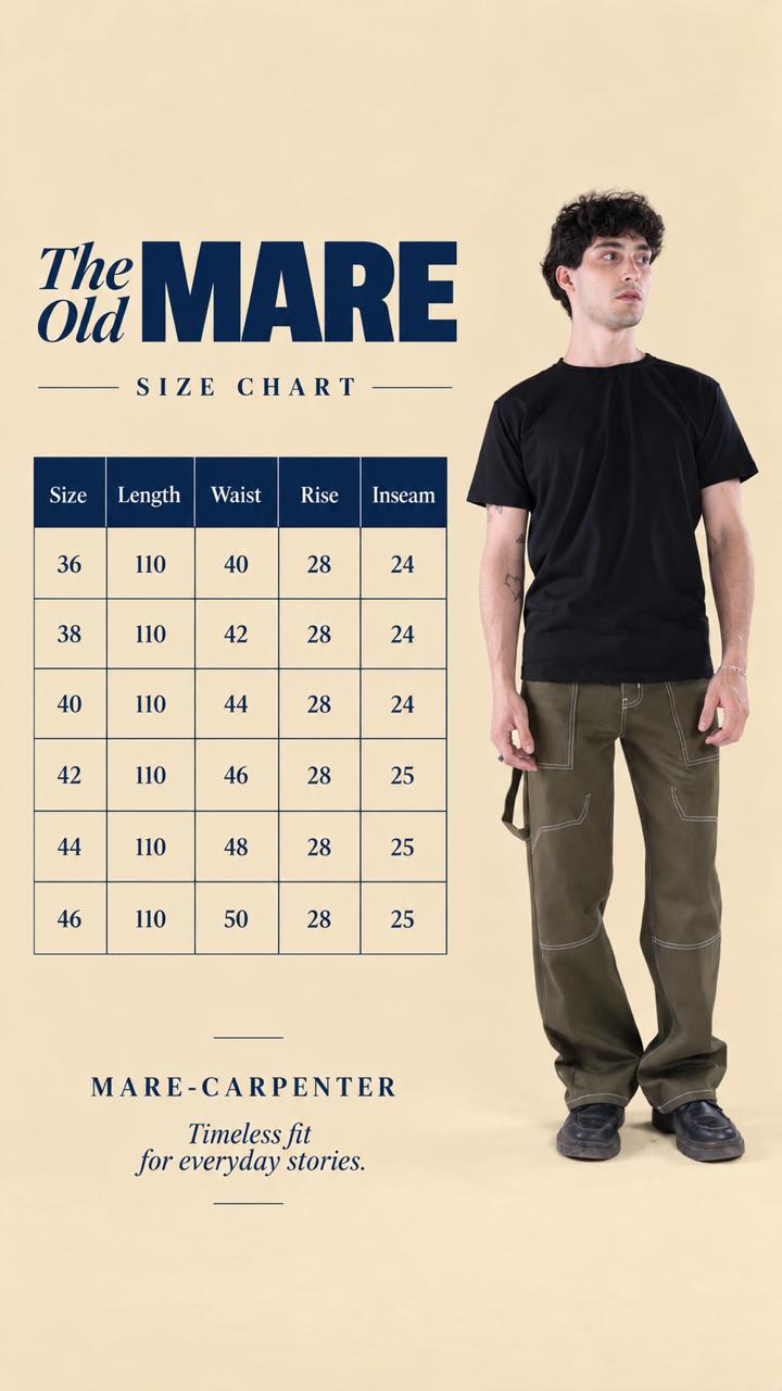 Size chart for 