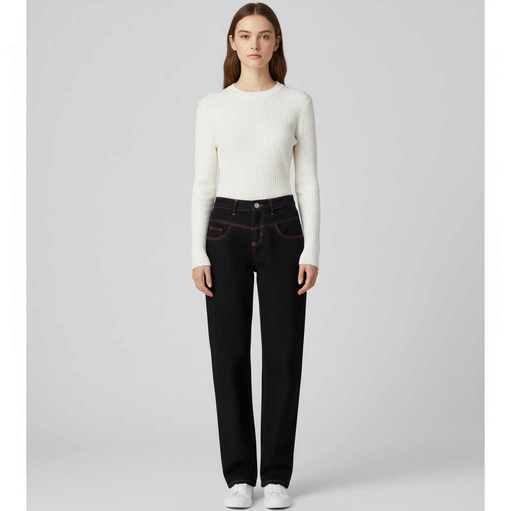 WOMEN STRAIGHT FIT PANTS