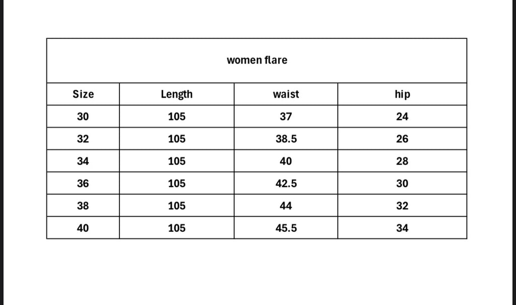 FLARE WOMEN PANTS