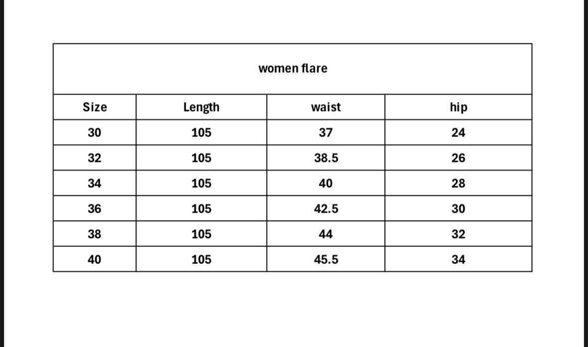 FLARE WOMEN PANTS