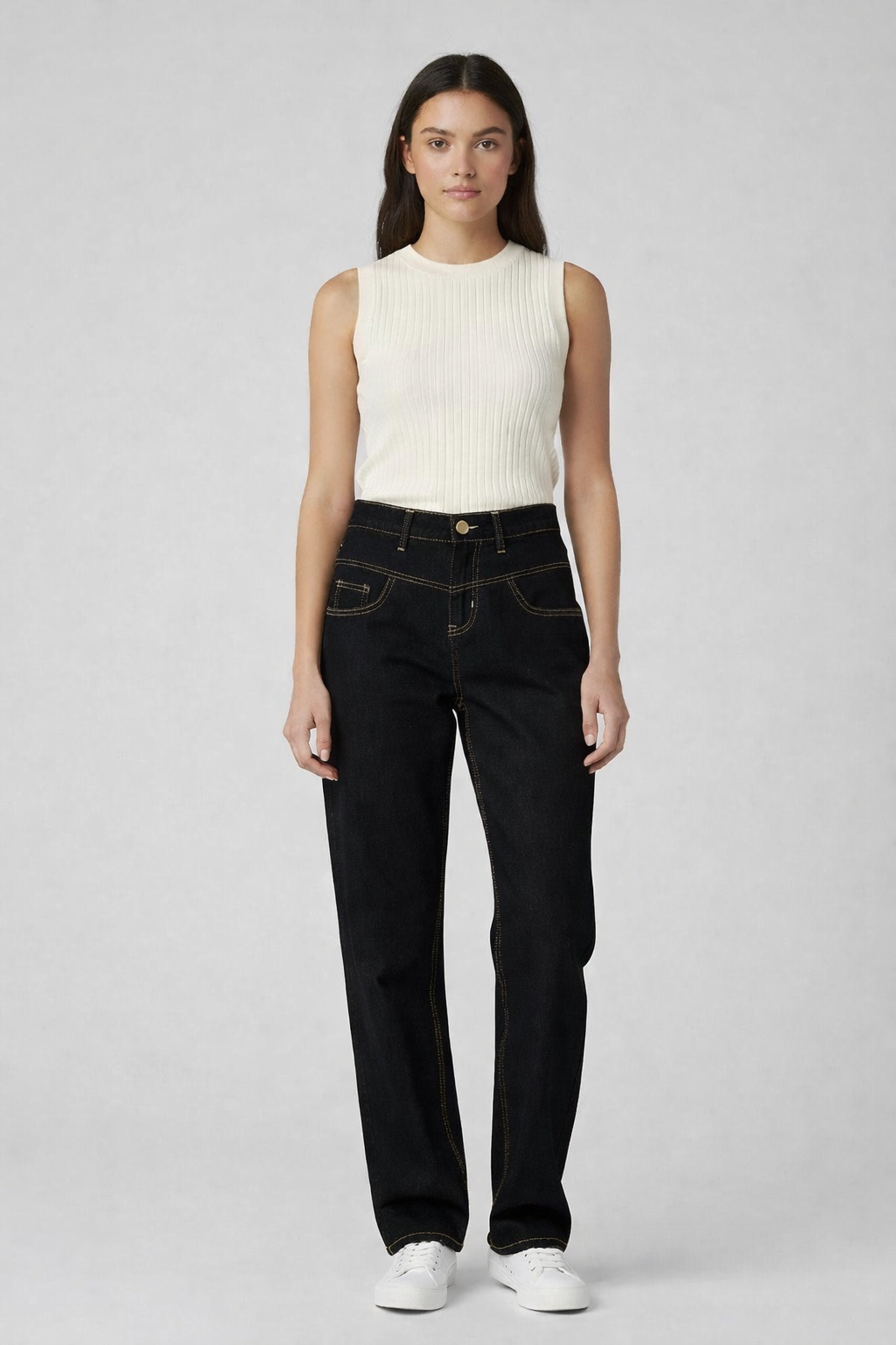 WOMEN STRAIGHT FIT PANTS